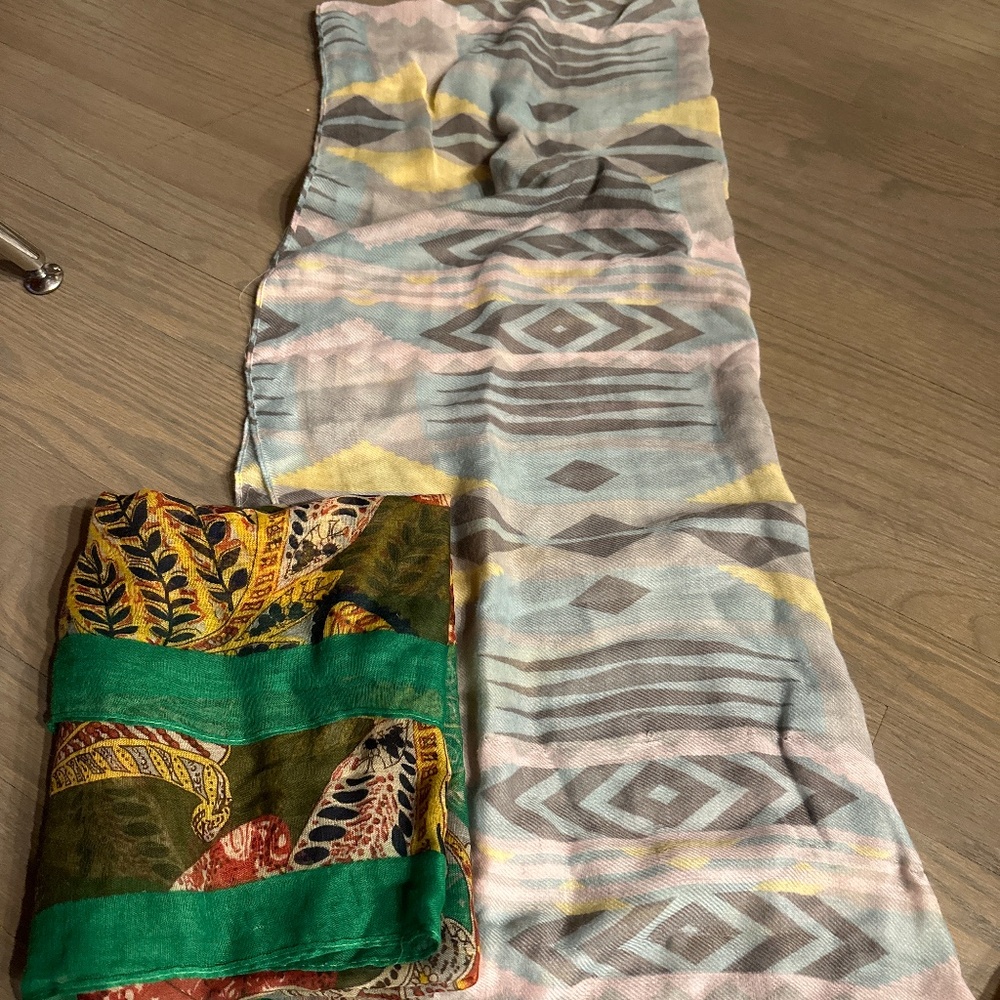 Two scarfs